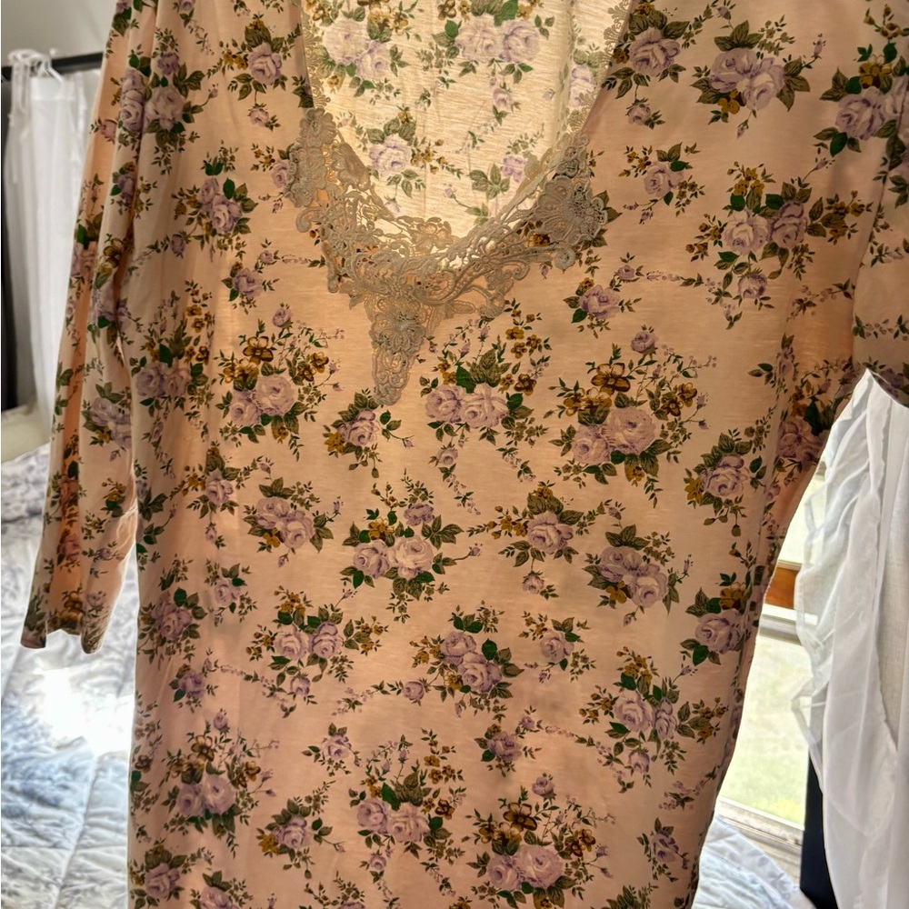 Vintage 80’s Gold Label Victoria's Secret Cotton Nightgown